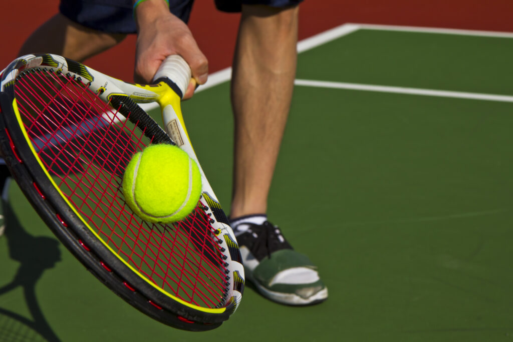 tennis court game