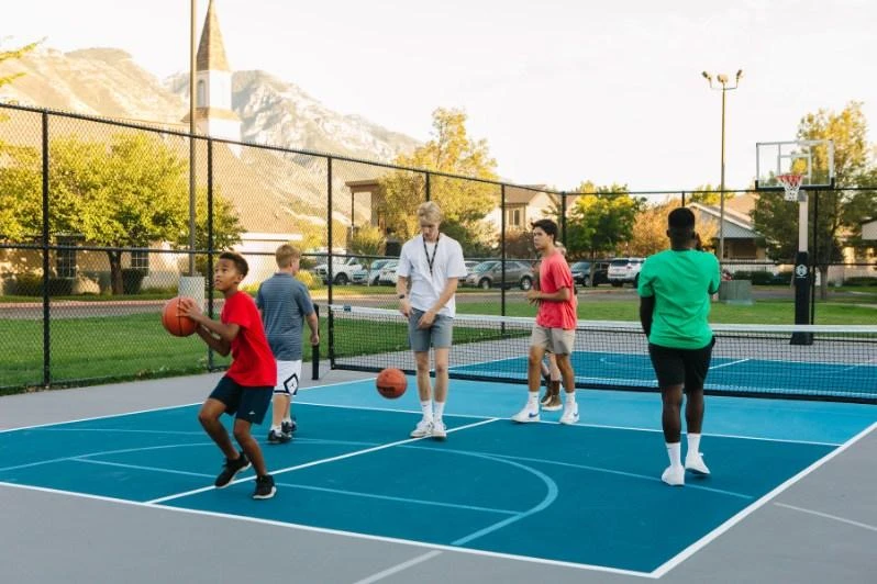 High School Pickleball Court Surfacing in Provo, UT