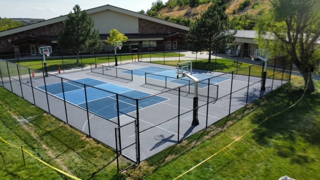 High School Pickleball Court Surfacing in Provo, UT